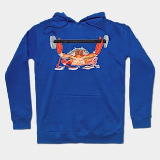 workout crab Hoodie